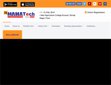 Tablet Screenshot of maha-tech.com